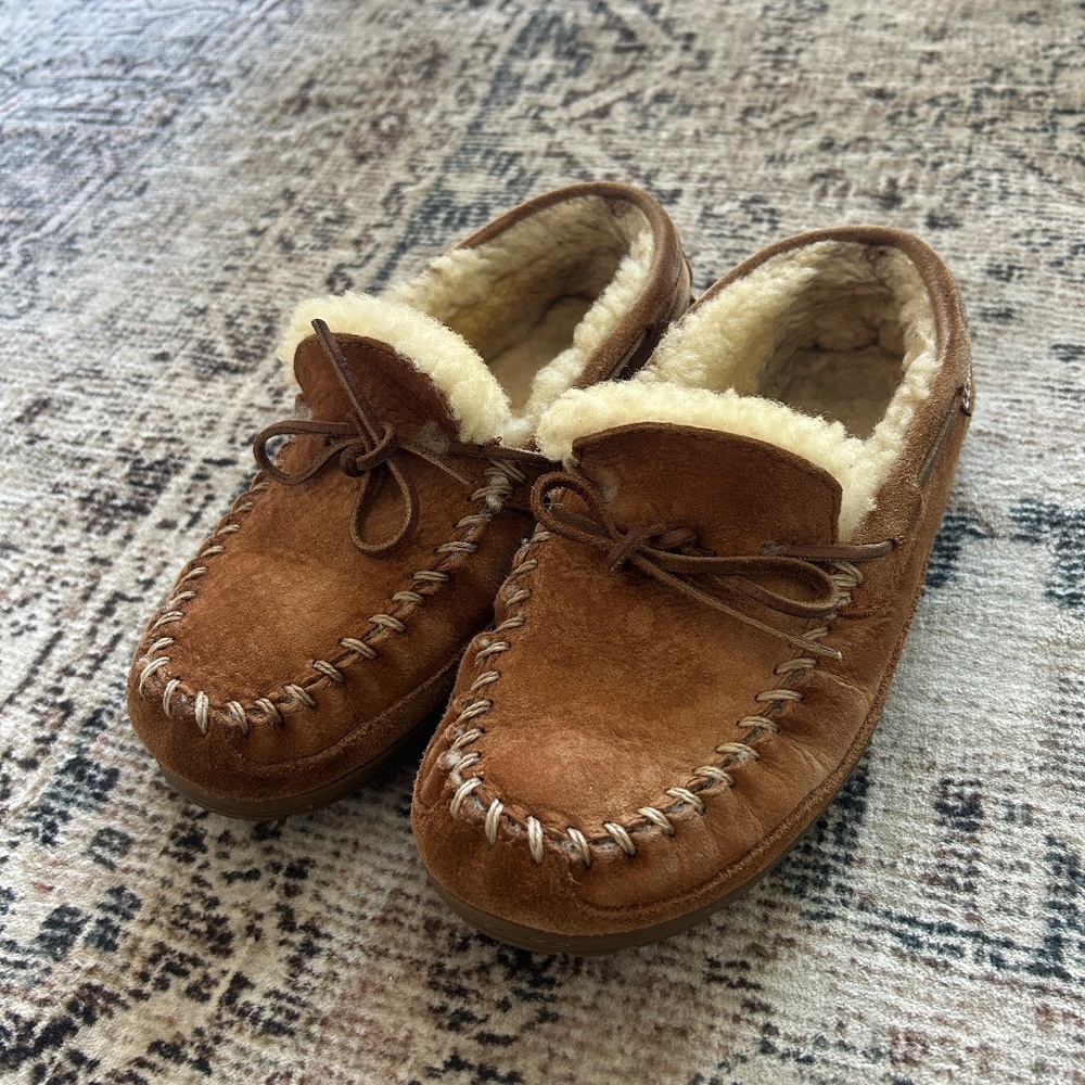 LL Bean Brown Moccasins Women’s Size 9